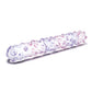 Dildo de cristal rugoso Glas 9" de rosa púrpura