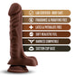 Coverboy El Dildo de DJ de 9" - Chocolate