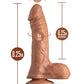 Gode Coverboy Agent Secret 8,25" - Moka