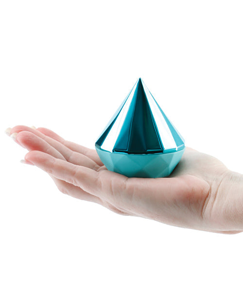 Vibrador de pulsación de aire Sugar Pop Jewel - Azul verdoso