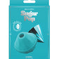 Vibrador de pulsación de aire Sugar Pop Jewel - Azul verdoso