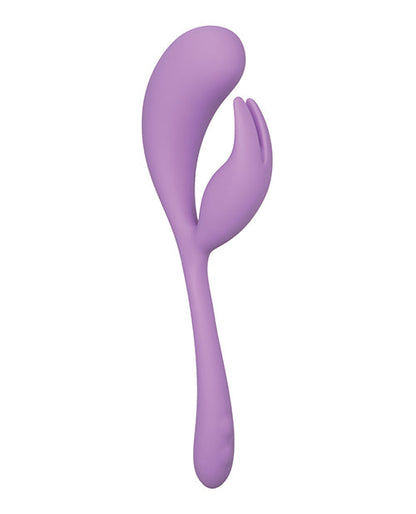 Elle Liquid Silicone Dual Flicker - Violet