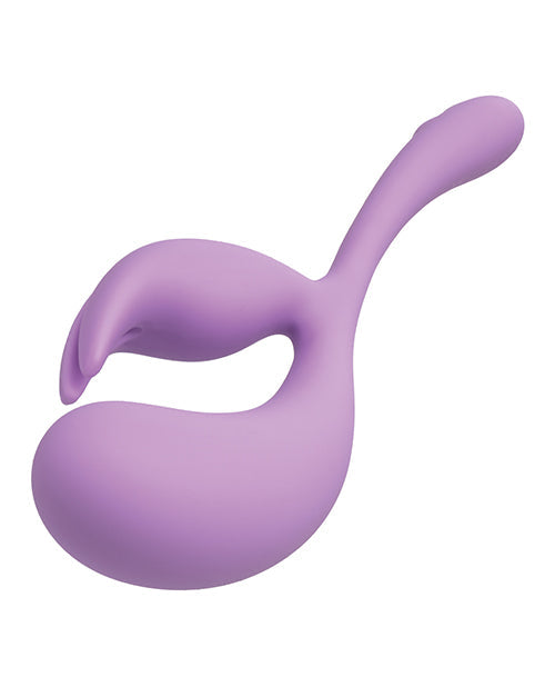 Elle Liquid Silicone Dual Flicker - Violet