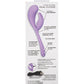 Elle Liquid Silicone Dual Flicker - Violet