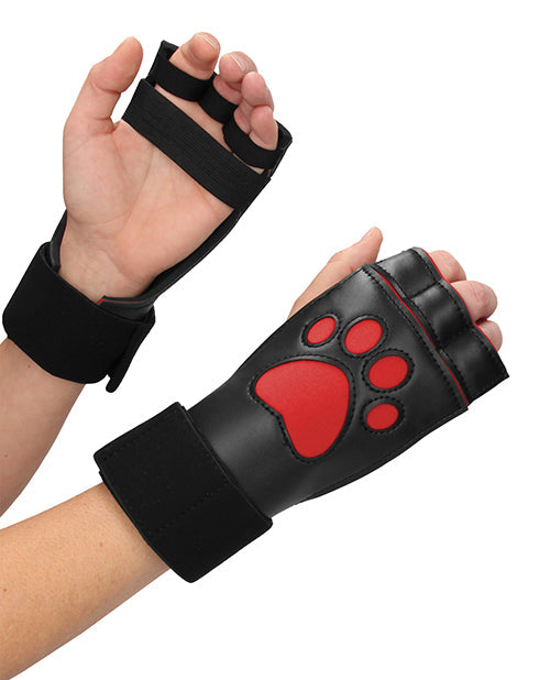 Guantes de juego para cachorros Shots Ouch - Rojos