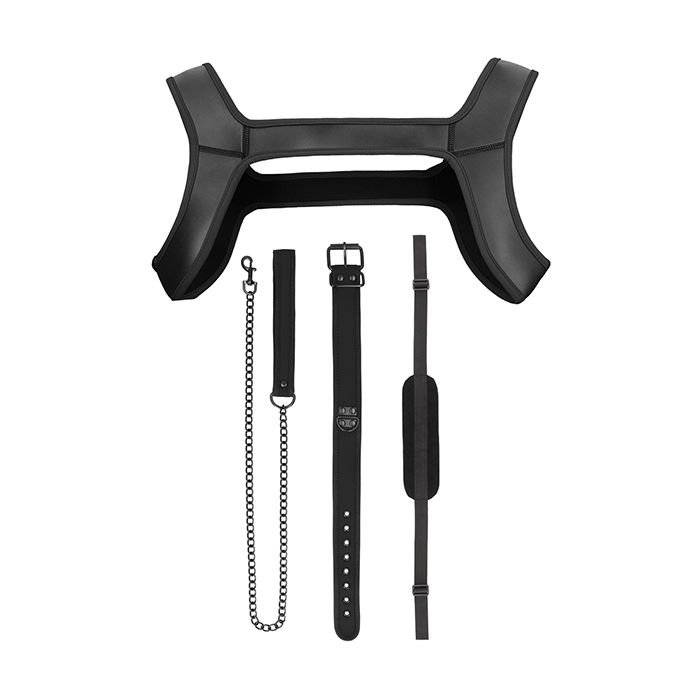 Shots Ouch Puppy Play Complete Kit - S/M Black