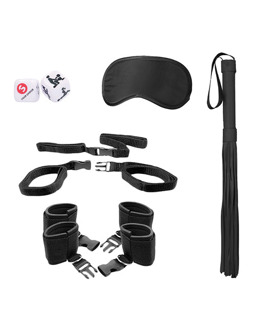 Kit de sujeción para cama (atar postes) blanco y negro