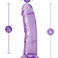 B Yours Plus 8" Roar N Ride Dildo - Purple