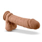 Dildo con bolas Dr. Julian de 9" - Moca