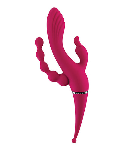 Vibrador Cuatro Por Cuatro Género X - Borgoña