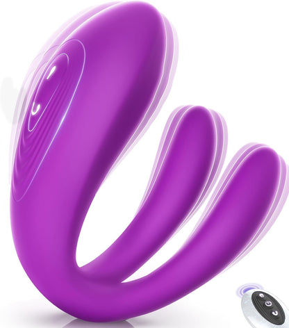 Vibrador ponible de doble extremo DualPulse 3 motores