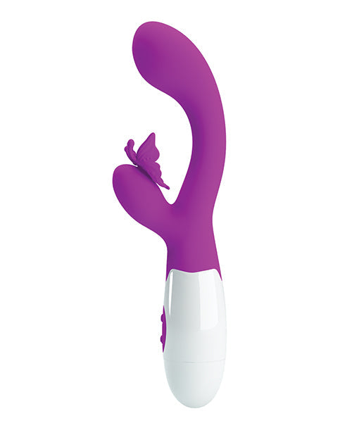 Vibrador de conejo "Beso de mariposa" - Fucsia