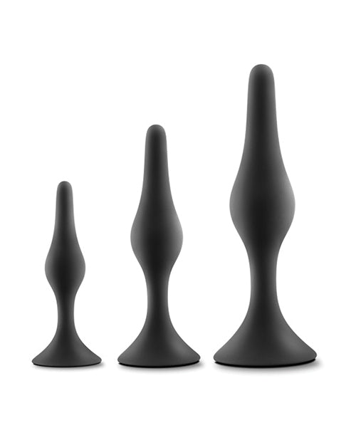 Kit de plugs de silicona platino Anal Adventures