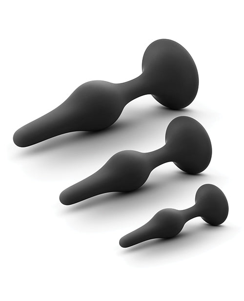 Kit de plugs de silicona platino Anal Adventures