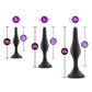 Kit de plugs de silicona platino Anal Adventures
