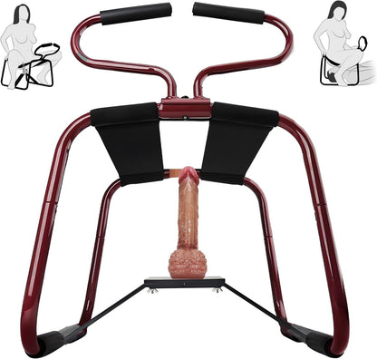 Chaise sexuelle réglable AeroBounce avec support de gode