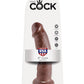 King Cock, Pénis de 23 cm - Brun