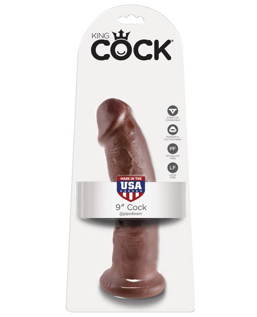 King Cock, Pénis de 23 cm - Brun