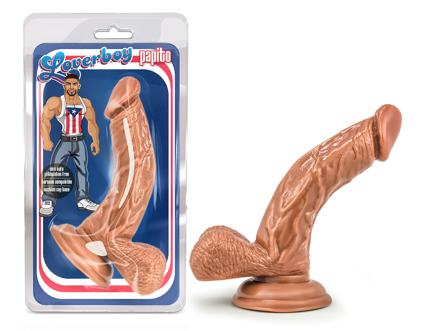 Godemichet Coverboy Papito 16,5 cm - Latin