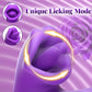 Vibrador ElyraPulse 3 en 1 para punto G y empuje lingual de rosa