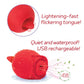 Vibromasseur suceur et lécheur Wild Rose - Rouge