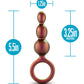 Anal Adventures Matrix Beaded Loop Plug - Copper