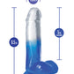 B Yours Dildo "Stella Blue" de 6 pulgadas - Azul