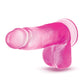 B Yours 7" Sugar Magnolia Dildo - Fuchsia