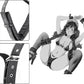 DomineX Juego de rampa de cuña BDSM con esposas y dados sexuales