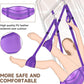 VelouraX Door Sex Swing with Seat & Restraints (Purple)