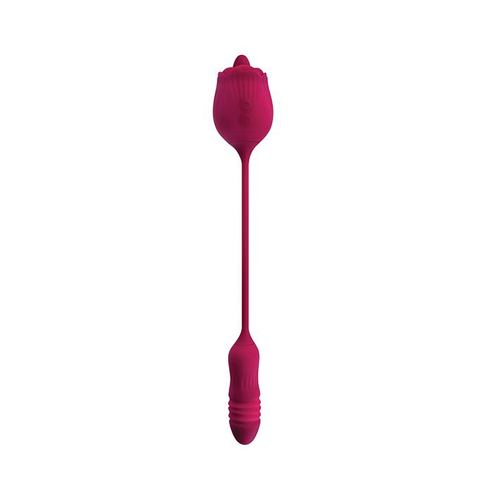 Vibrador Wild Rose Evolucionado - Rojo
