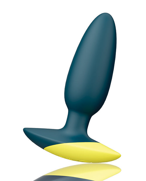 ROMP Bass Vibrating Anal Plug - Verde azulado