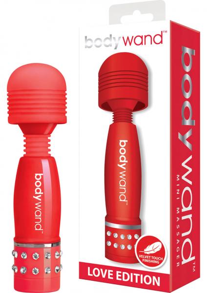Vibromasseur baguette mini Bodywand Love Edition - Rouge