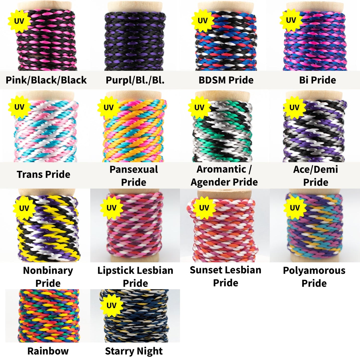 Bondage Rope Color Sample pack – MFP – POSH