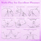 RoseFlex 15.75” Double-Ended Vibrating Dildo 10 Modes