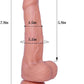 Prépuce 8 pouces Dildo réaliste en silicone avec ventouse