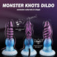 Dildo de nudos inflable AeroKnot ajustable con ventosa gruesa