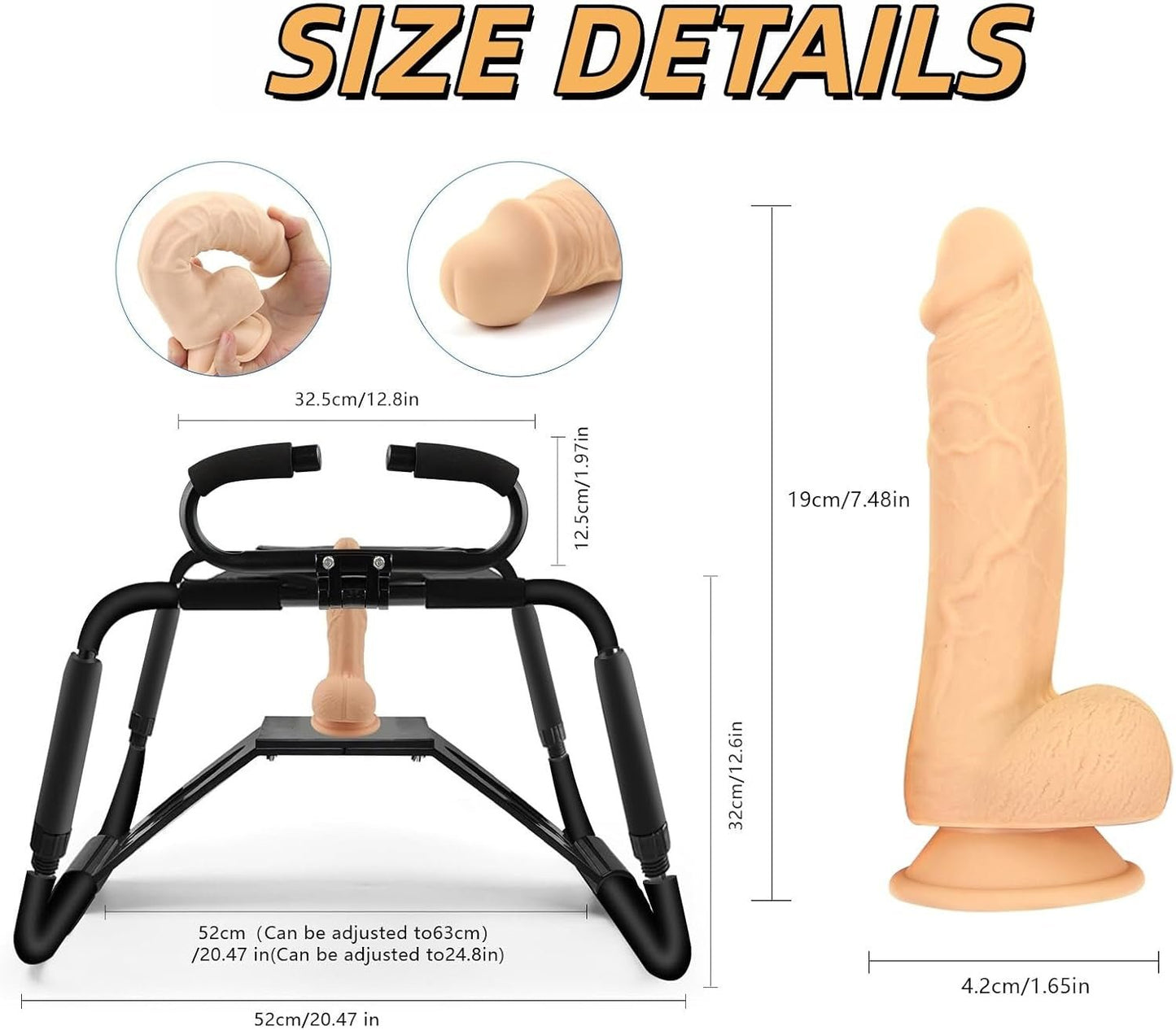 Silla AeroThrone Ajustable para Posiciones Sexuales