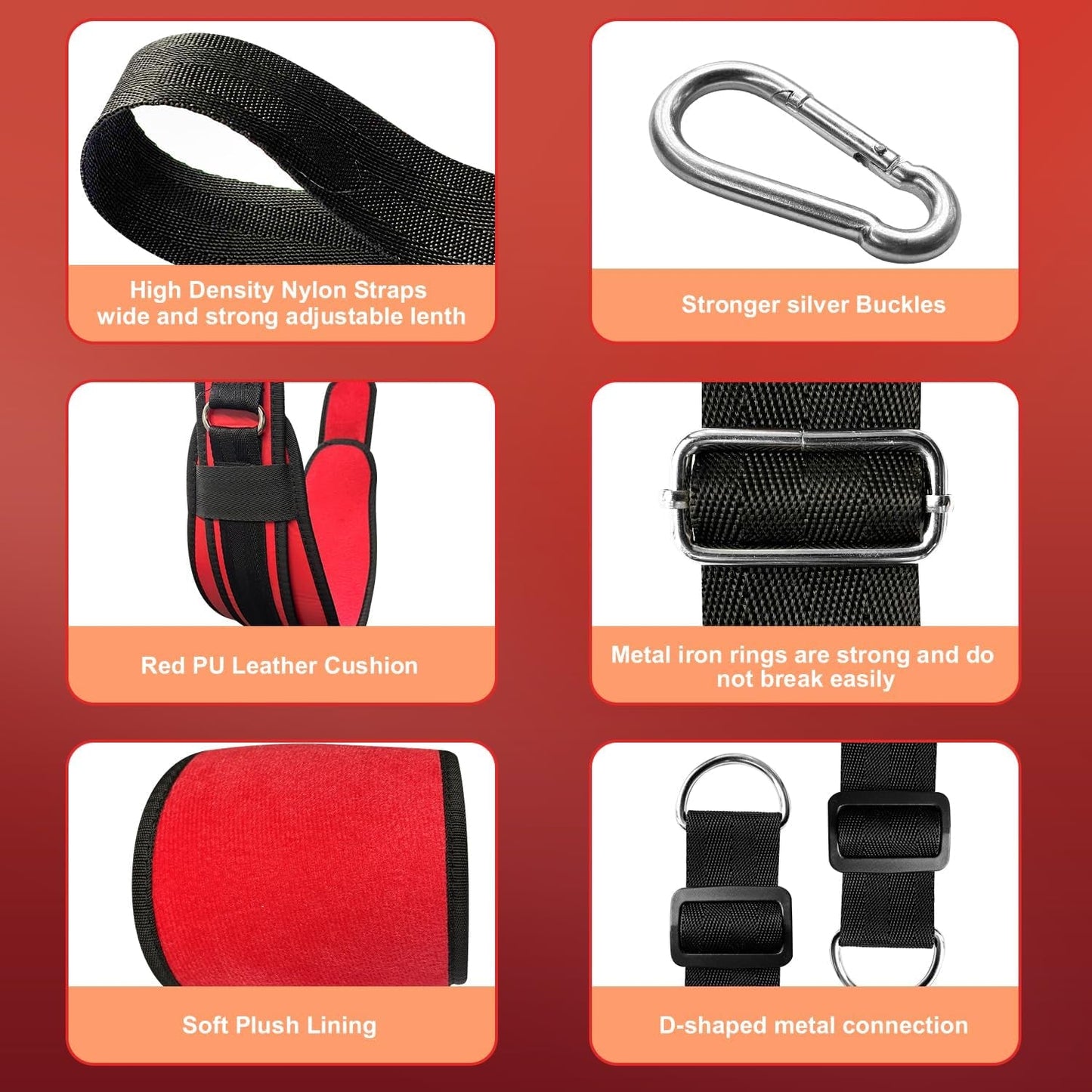 Columpio sexual 2 en 1 AerialyX con cojín grande para puerta