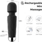 NoirRelief Black Clitoral Wand Vibrator