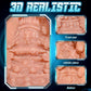 VortexVault Pussy de Bolsillo Realista con 12 Modos de Vibración