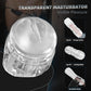 CrystalView Clear Doble Entrada Bolsillo Coño 9.5" Masturbador Masculino