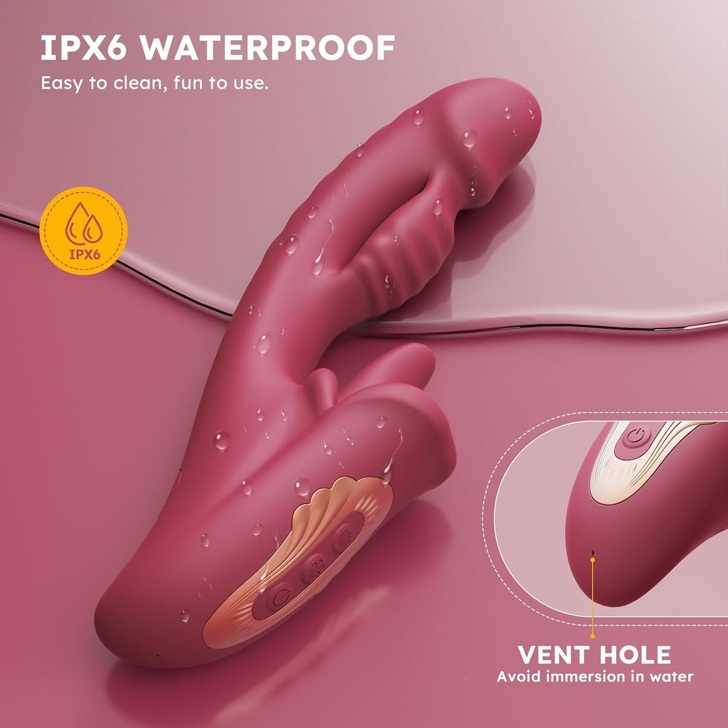 Vibrador Inflable para el Punto G InflataLick
