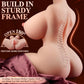 Torso de muñeca sexual vibradora LuxeFlow | Modos de succión manos libres