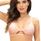Pink Champagne Cutout Bikini Top