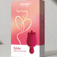 Vibromasseur Rose Lèche-Clitoris Sylvia - Rouge