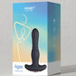Agas Thrusting Butt Plug - Black