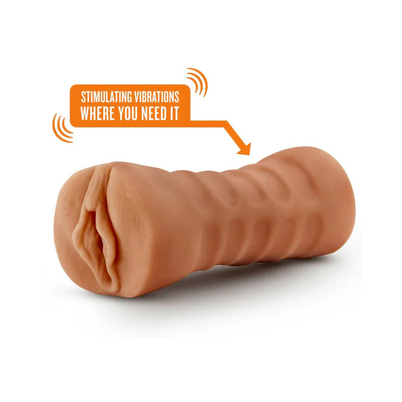 Blush M para hombres Sofia Realista Stroker - Moca