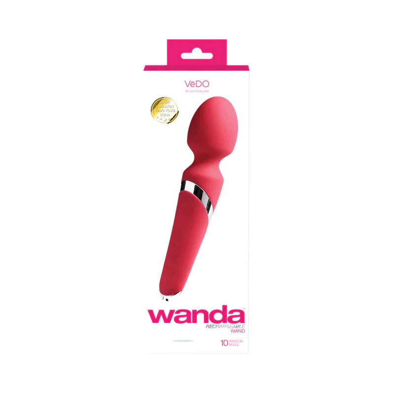 Vibrateur baguette rechargeable VeDO Wanda Foxy Pink