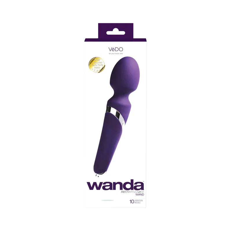 VeDO Wanda Vibrateur baguette rechargeable violet foncé